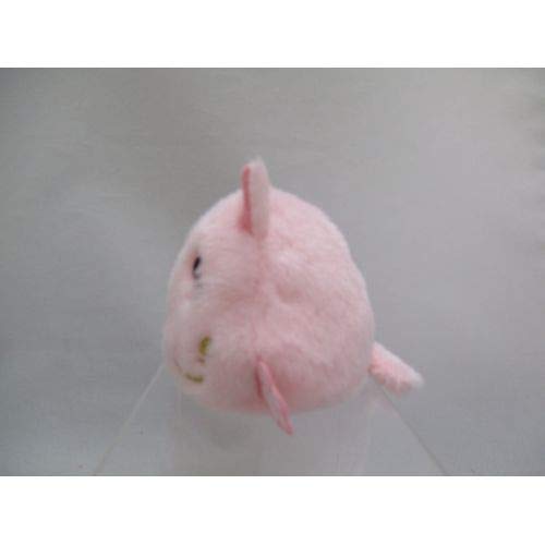 Sanei Boeki 毛绒猫 Dango Sakura W7.5xD6xH7cm