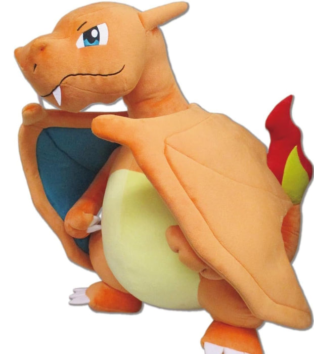 Sanei Boeki Pokemon Big More XL 毛绒玩具喷火龙 W36xD50xH49cm BM03 [2023]