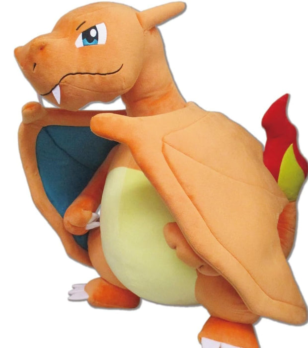 Sanei Boeki Pokemon Big More XL 毛绒玩具喷火龙 W36xD50xH49cm BM03 [2023]