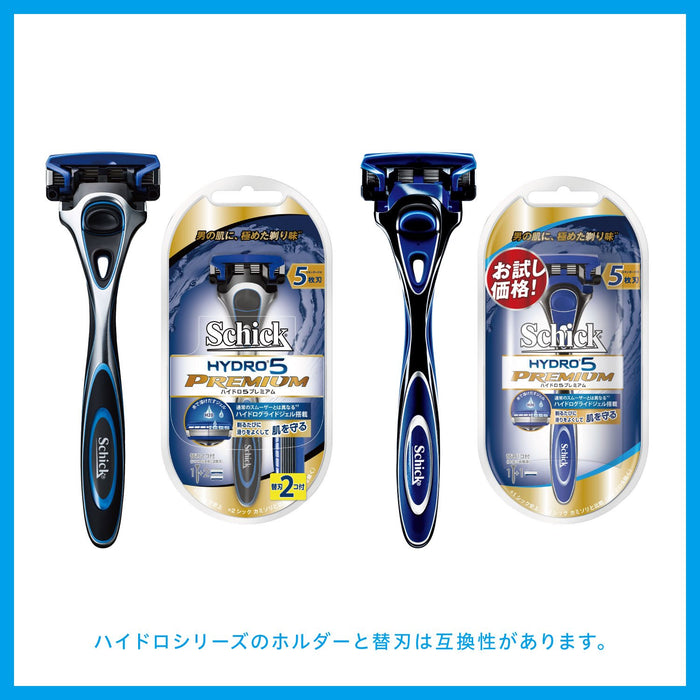 Schick Hydro 5 Premium Men's Razor with 5 Blades - 4 Pack Replacement Blades