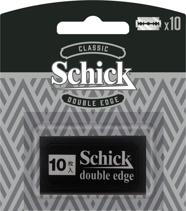 Schick Double Edge Shaving Razor With 10 Replacement Blades