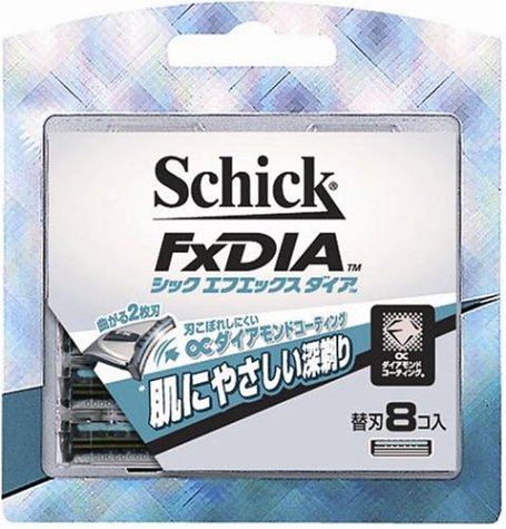 Schick FX Diamond 8-Piece Replacement Blade Set