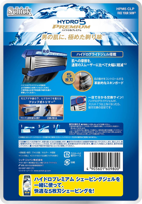 Schick Hydro 5 Premium Club Pack - Main Unit with 17 Extra Blades Included