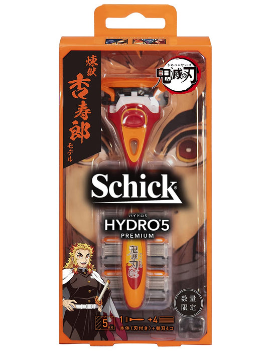 Schick Hydro 5 高級 Rengoku Anjuro 支架，附 5 個刀片套裝