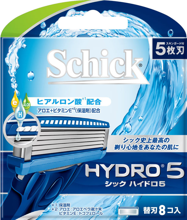 Schick Hydro 5 - 耐用 8 片替换刀片包