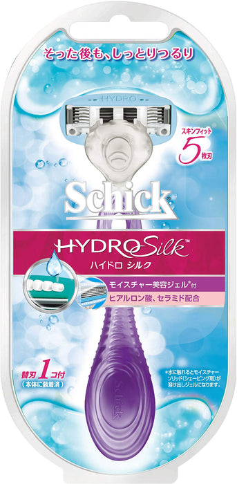 Schick Hydrosilk Women's Razor with 1 Replacement Blade Trial Size