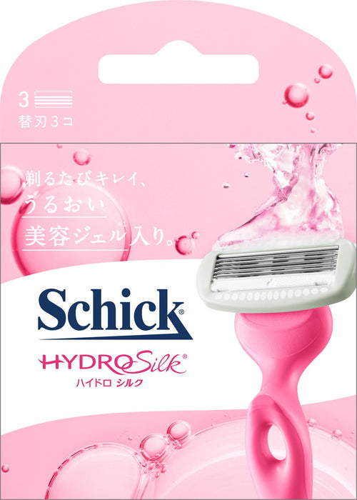 Schick HydroSilk 3 件替換刮鬍刀片