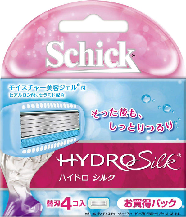 Schick 女士刮鬍刀 Hydrosilk 4 件替換刀片