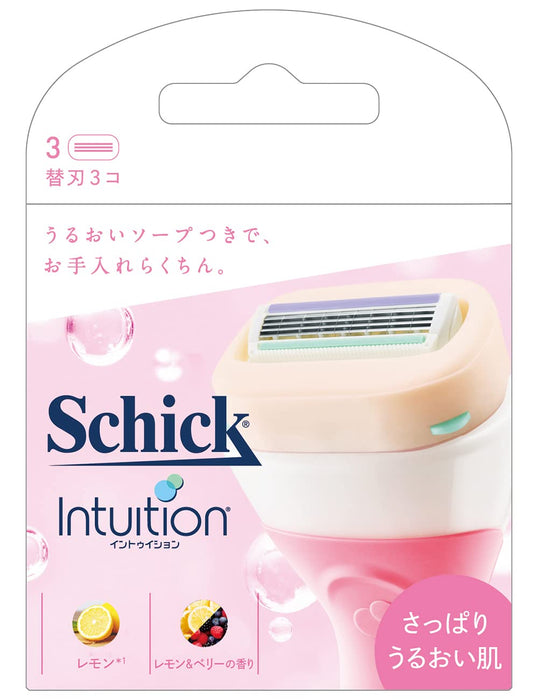 Schick Intuition Replacement Blades 3-Piece Moisturizing Razor Set