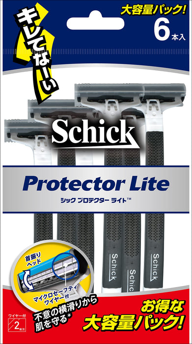 Schick Protector Lite 耐用刮鬍刀 6 件裝 - Schick 品牌