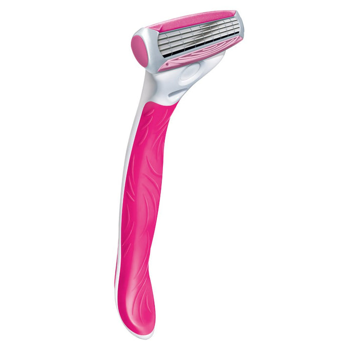 Schick Quattro 4-Blade Women's Razor with 2 Replacement Blades Included