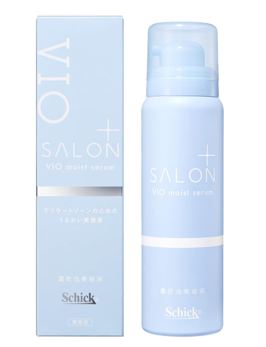 Schick Salon Plus Vio 密集泡沫精華液，具有保濕須後護理功能