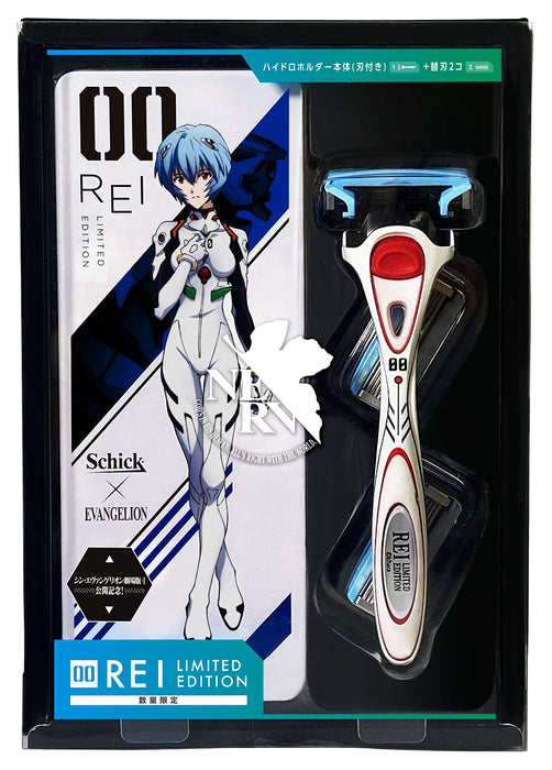 Schick Hydro 5 刀片支架，带 2 个备用刀片和罐盒 - Evangelion 版