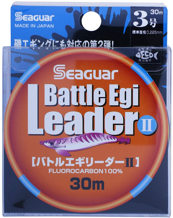 Seaguar Battle Egi Leader II 30M #3 透明 - 高強度釣線