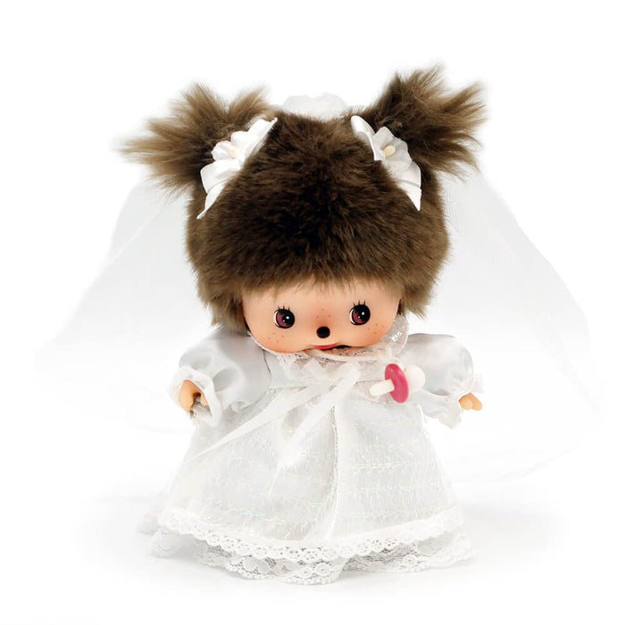 Sekiguchi Monchhichi Babychichi 婚礼套装 毛绒玩具 16 厘米 234090