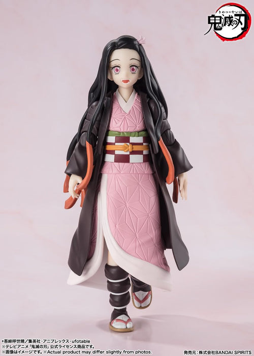 Bandai Spirits Kimetsu No Yaiba Nezuko Kamado 130 mm PVC ABS 可動人偶 SH Figuarts 出品