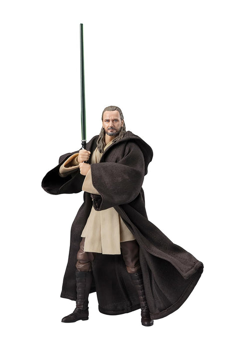 Bandai Spirits SH Figuarts Qui-Gon Jinn 150 毫米 PVC ABS 布製人偶