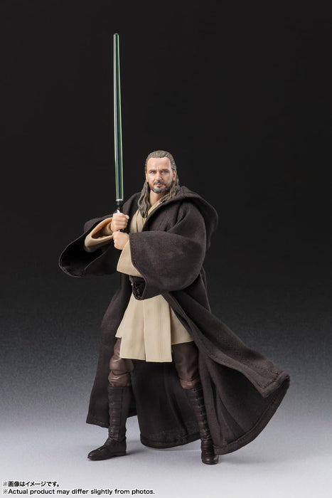 Bandai Spirits SH Figuarts Qui-Gon Jinn 150 毫米 PVC ABS 布制模型