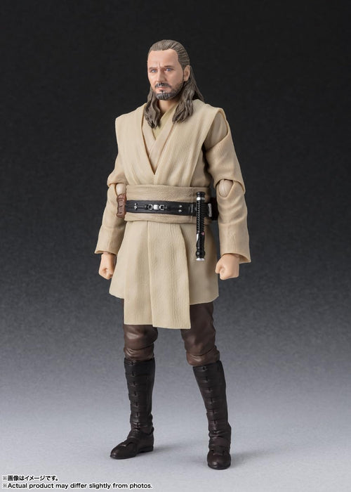 Bandai Spirits SH Figuarts Qui-Gon Jinn 150 毫米 PVC ABS 布製人偶