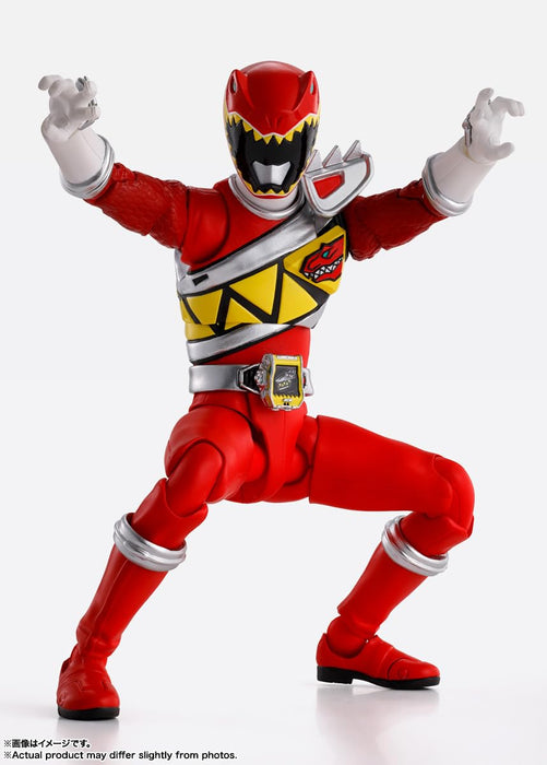 Bandai Spirits Sh Figuarts Kyoryuger Kyoryu 紅色 145 毫米 ABS PVC 手辦