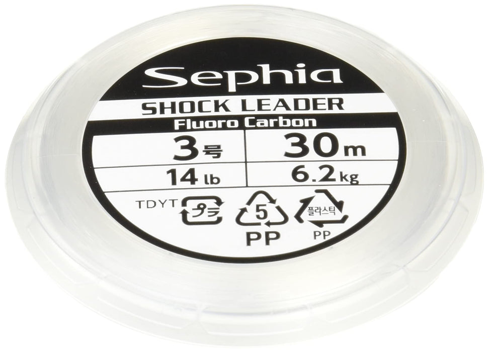 Shimano Harris Eging Sephia Fluoro Leader 30M 3Lb Fluorocarbon Fishing Line