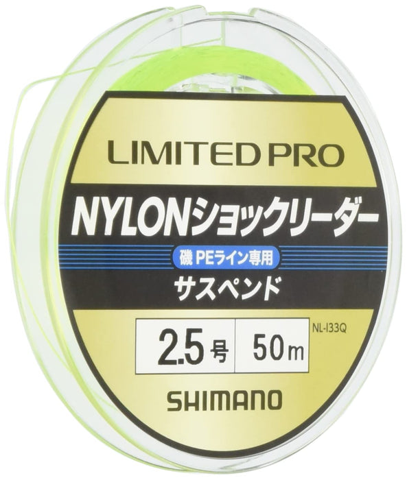 Shimano Limited Pro 尼龙减震前导线 50M 2.5 绿色钓鱼线