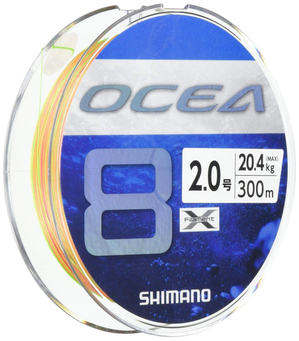 Shimano Ocea 8 Line 300M 2.0 5 顏色 Ld-A71S - 高性能釣魚線