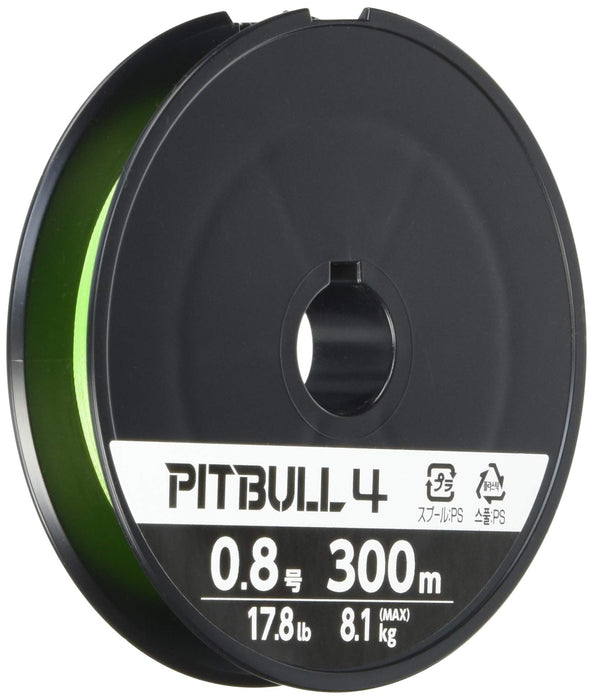 Shimano Pitbull 4 300M Lime Green 0.8 Fishing Line