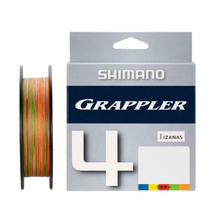 Shimano Grappler 4 PE 线 200 米 5 种颜色 0.8 LD-A62W 高性能钓鱼线