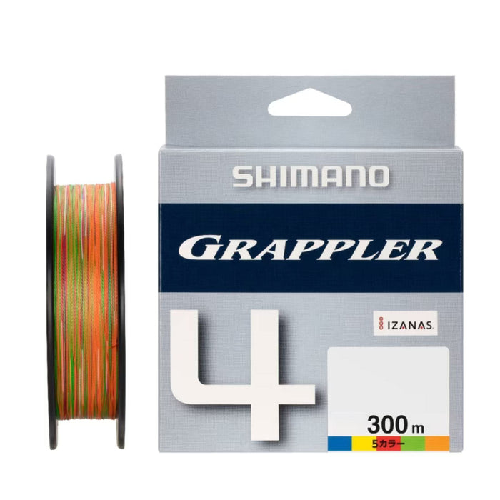 Shimano Grappler 4 PE 線 300M 1.2mm 5 色高強度釣線