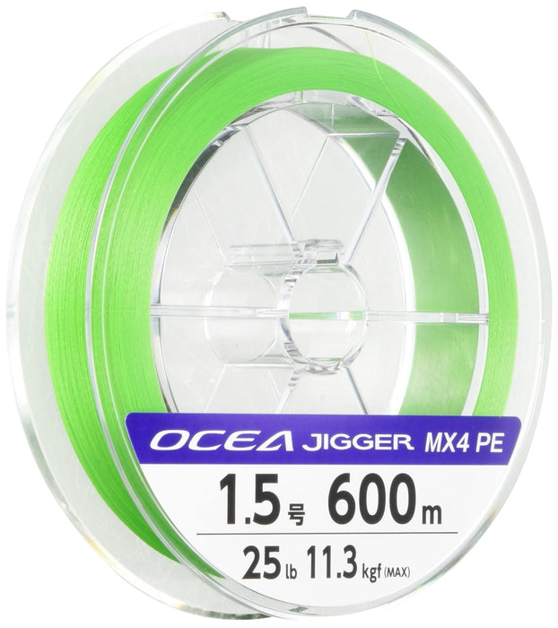 Shimano Ocea Jigger Mx4 600M 1.5 青檸綠釣魚線