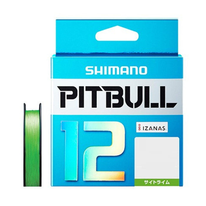 Shimano Pit Bull 12 股 200 米钓鱼线 43.7 磅 Sight Lime 2.0