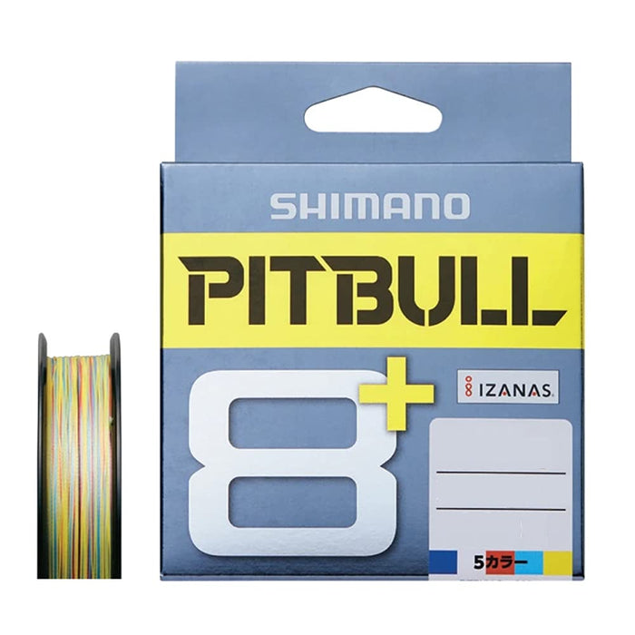 Shimano Pe Line Pitbull 8+ 150M 0.4 5 色编织钓鱼线