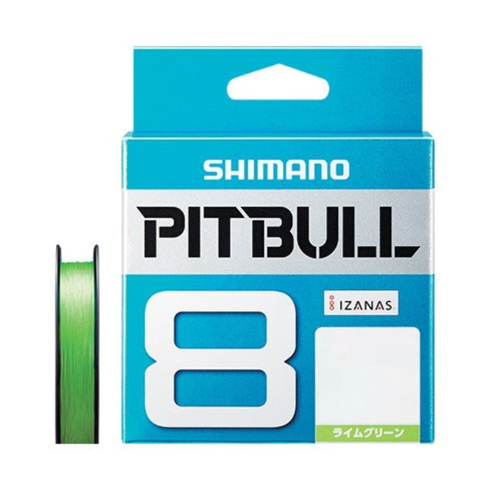 Shimano Pitbull 8 股编织线 150 米 0.6 酸橙绿 14.5 磅钓鱼线