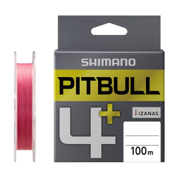 Shimano Pitbull 4+ Pink 100M 0.20mm Fishing Line