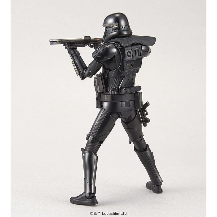 Bandai Spirits Star Wars Death Trooper Black Model - 1/12 Scale Color-Coded Plastic