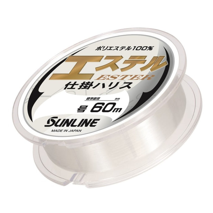 Sunline Harris 聚酯釣魚線 60M 0.8 透明