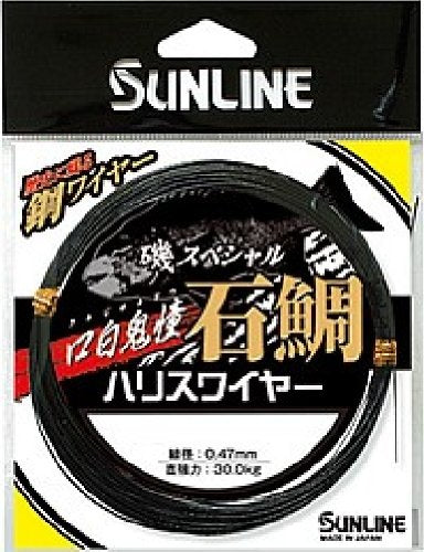 Sunline Harris 鋼線 30M 37 磅青銅色黑色 Iso 特別石台