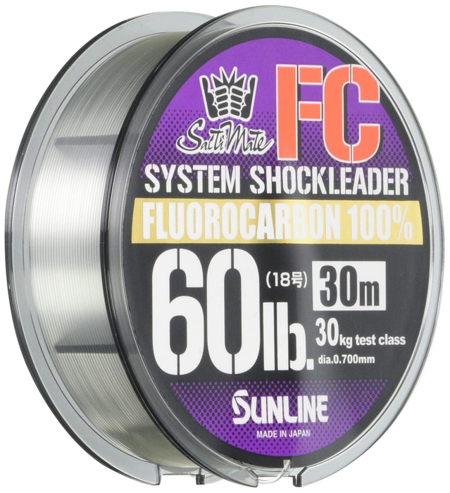 Sunline Harris Saltymate 系統 60Lb 30M Shock Leader FC 18#