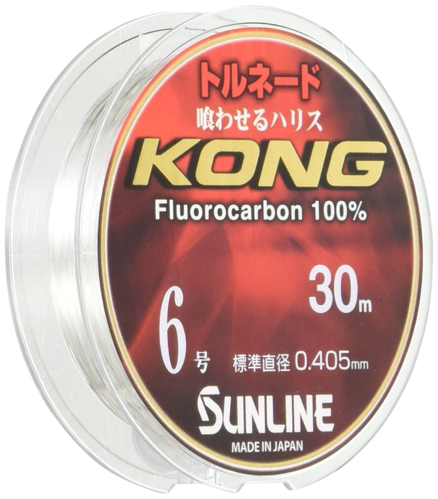 Sunline Harris Tornado Kong Fluorocarbon Line 30M No. 6 Natural Clear