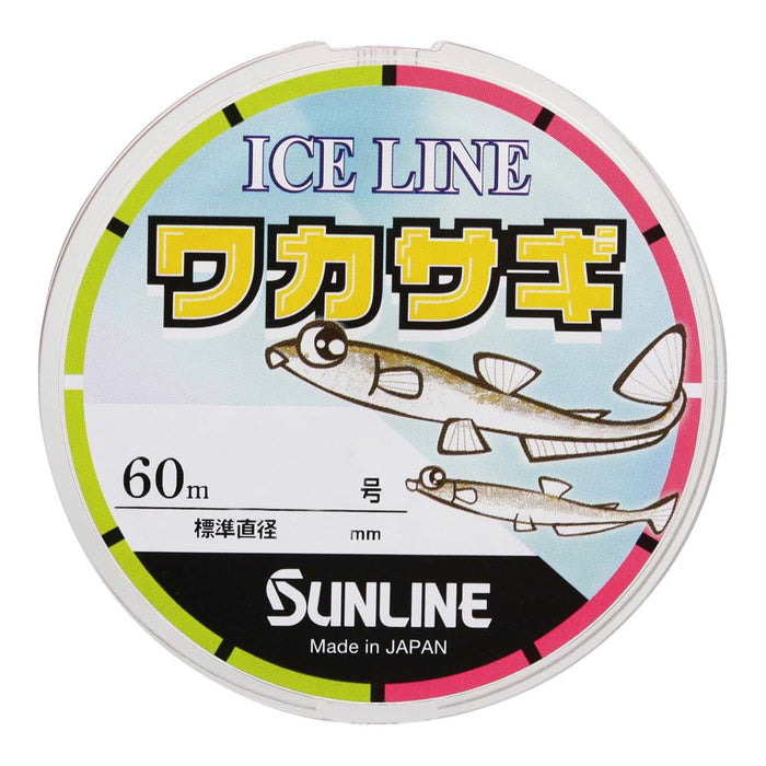 Sunline 冰钓线 60M 0.3 毫米尼龙 - 优质冬季钓鱼线