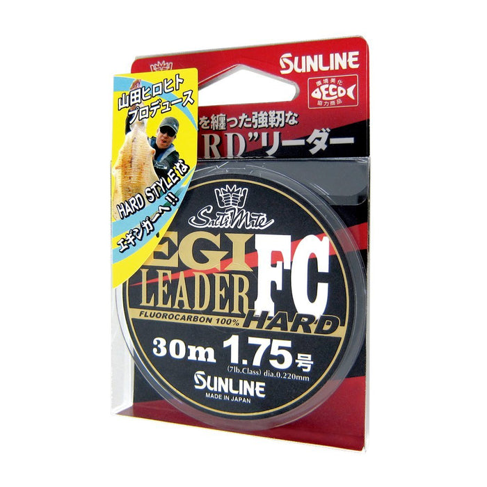 Sunline Saltymate Egi Leader Fluorocarbon 30M 1.75 7Lb Natural Clear Fishing Line