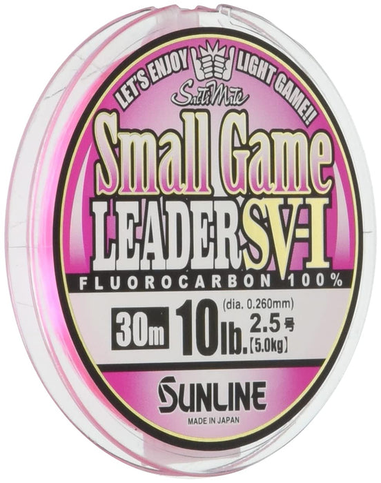 Sunline Saltymate Small Game Leader Fluorocarbon 30M 10Lb Magical Pink