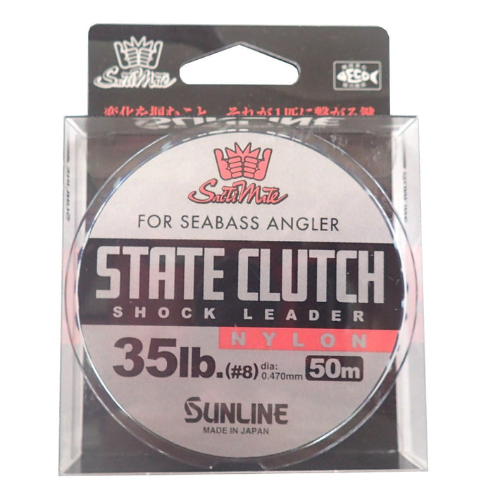 Sunline Saltymate State 離合器尼龍 Leader Line 50M #8 35Lb 透明