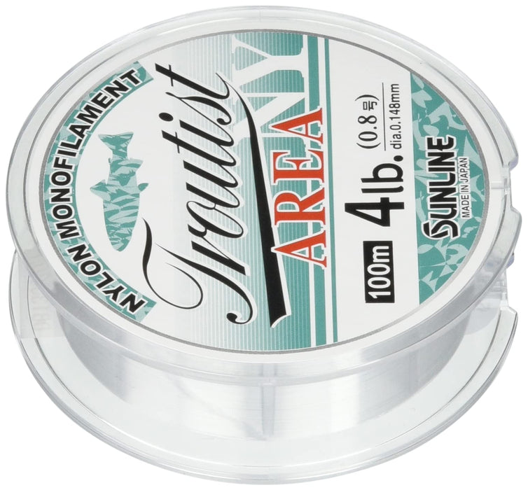 Sunline Troutist Area Ny Fishing Line 100M 4Lb Clear 0.8