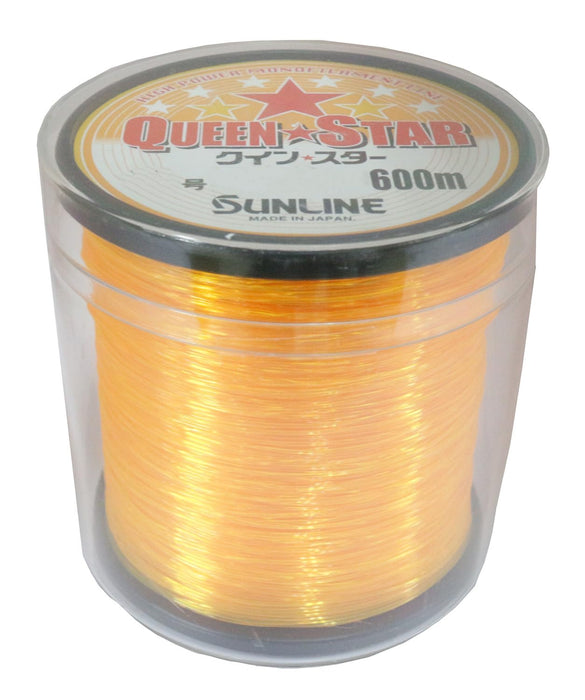 Sunline 尼龍線 Queen Star 600M #10 黃色 - 耐用釣魚線