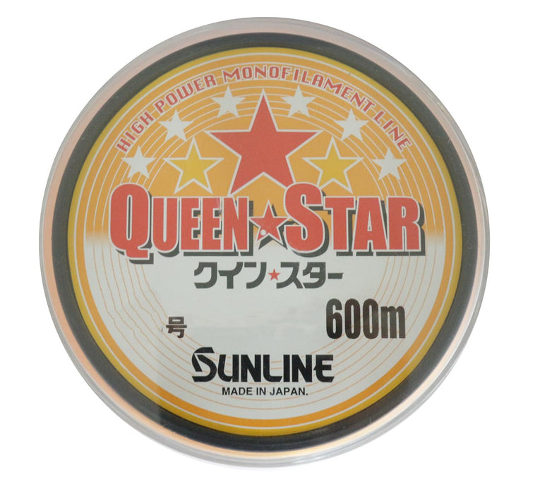 Sunline 尼龙线 Queen Star 黄色 600M #14 耐用钓鱼线