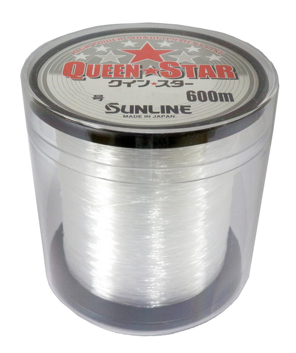 Sunline Nylon Line Queen Star 600M #18 Clear Premium Fishing Line