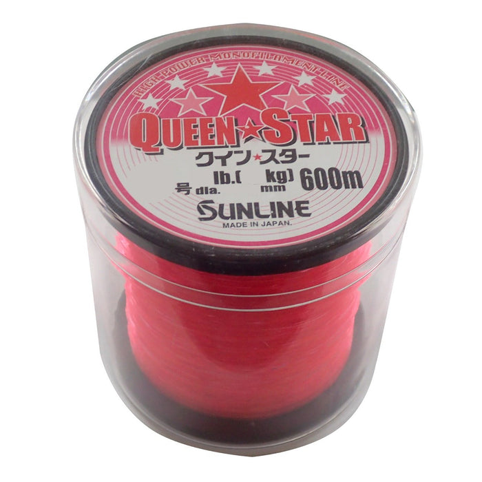 Sunline Nylon Line Queen Star 600M #20 Pink Fishing Line