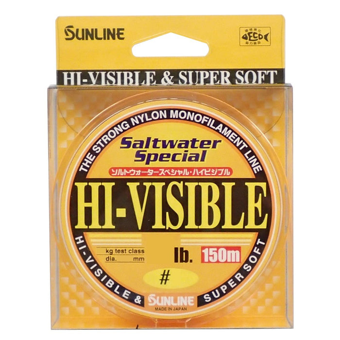 Sunline High-Visibility Magic Orange Nylon Line 150M No. 2 8Lb Saltwater